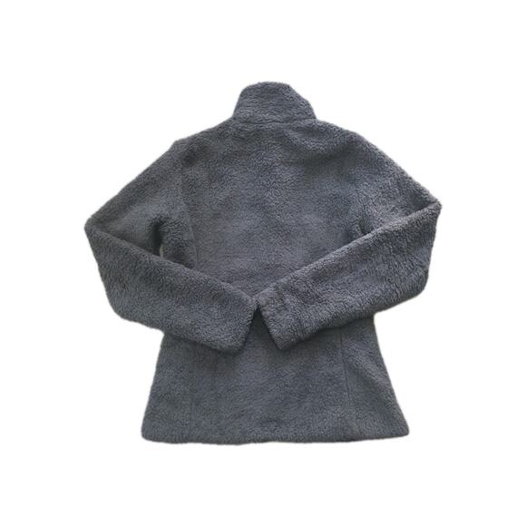 Patagonia Los Gatos Full Zip Sherpa Fleece Jacket Gray Womens Size M Fuzzy - Picture 8 of 8